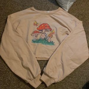 Long sleeve mushroom shirt
